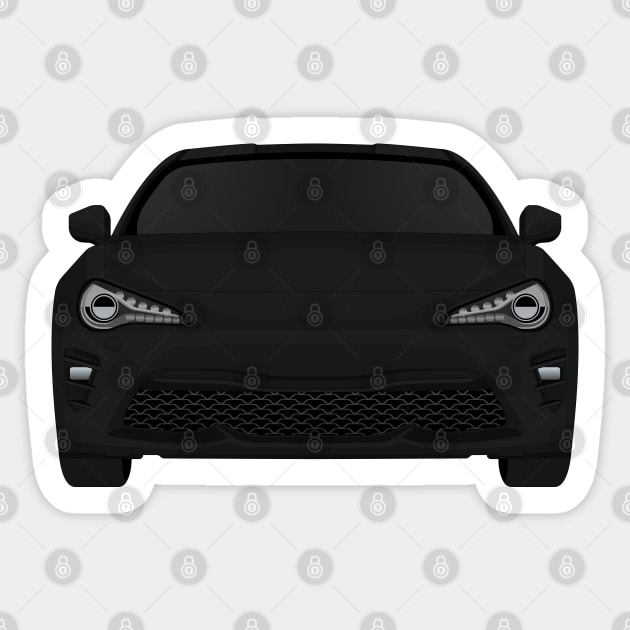 GT86 Black Sticker by VENZ0LIC